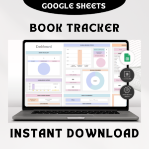 Book Tracker Spreadsheet - Organize Your Reading, Track Habits, Visualize Your Library